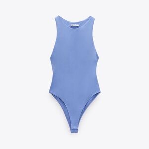 ‼️MOVING SAME ❗️ Zara HALTERNECK BODYSUIT - LIGHT LILAC